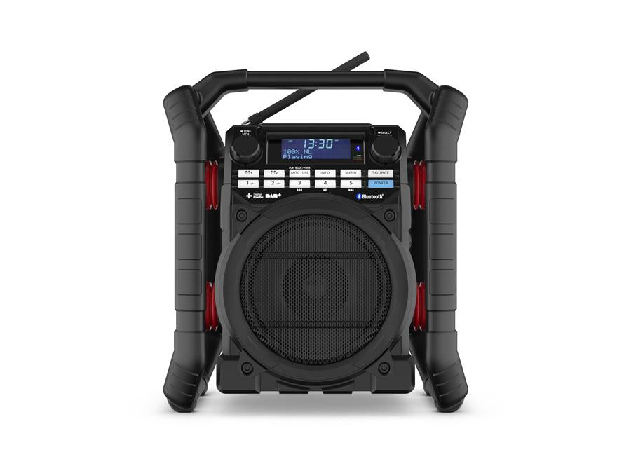 Perfectpro radio de construcción team player dab+ bluetooth recargable