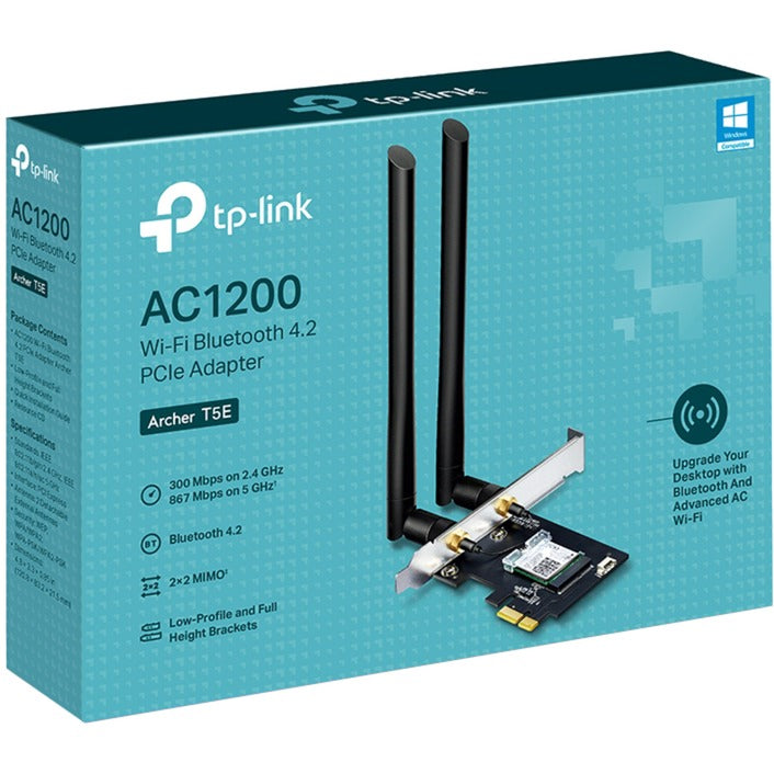 Adattatore PCIe TP-Link Archer T5E AC1200 Wi-Fi Bluetooth 4.2