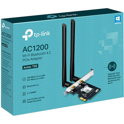 TP-Link Archer T5E AC1200 Wi-Fi Adaptador Bluetooth 4.2 PCIe