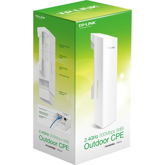 TP-Link CPE210 2,4GHz 300Mbps 9dBi Outdoor CPE