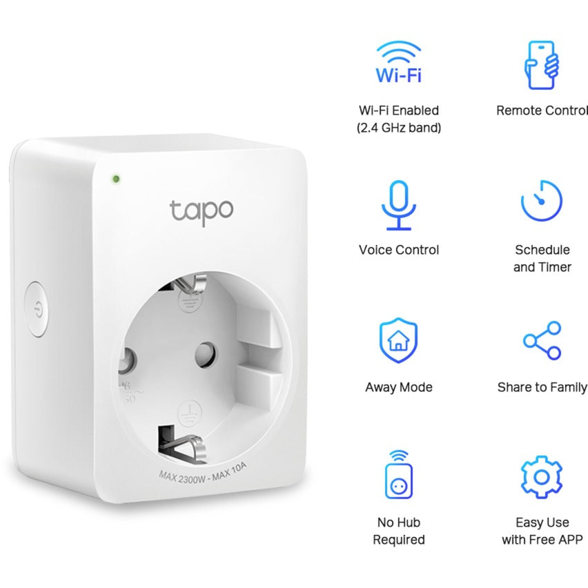 TP-Link TAPO P100 Mini Wifi-stopcontact (2 pack)