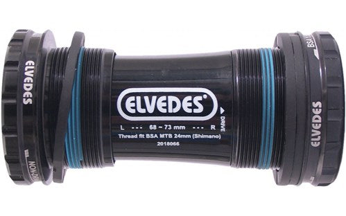 Movimento centrale Elvedes Shimano Mtb Atb 24Mm Nero