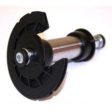 eje de pedalier 128 x 30 mm plata negro