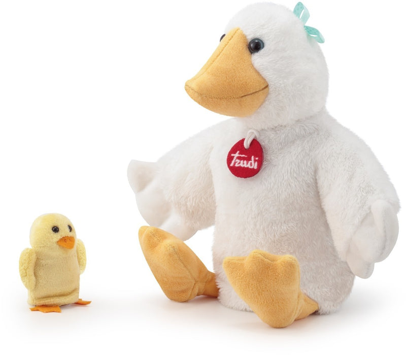 Hand Puppet Goose con bebé 33 cm