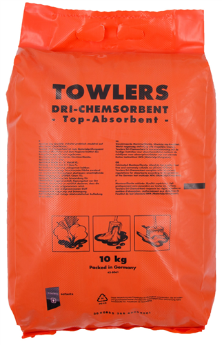 Towlers absorción granulado chemosorb oil-dri 10kg