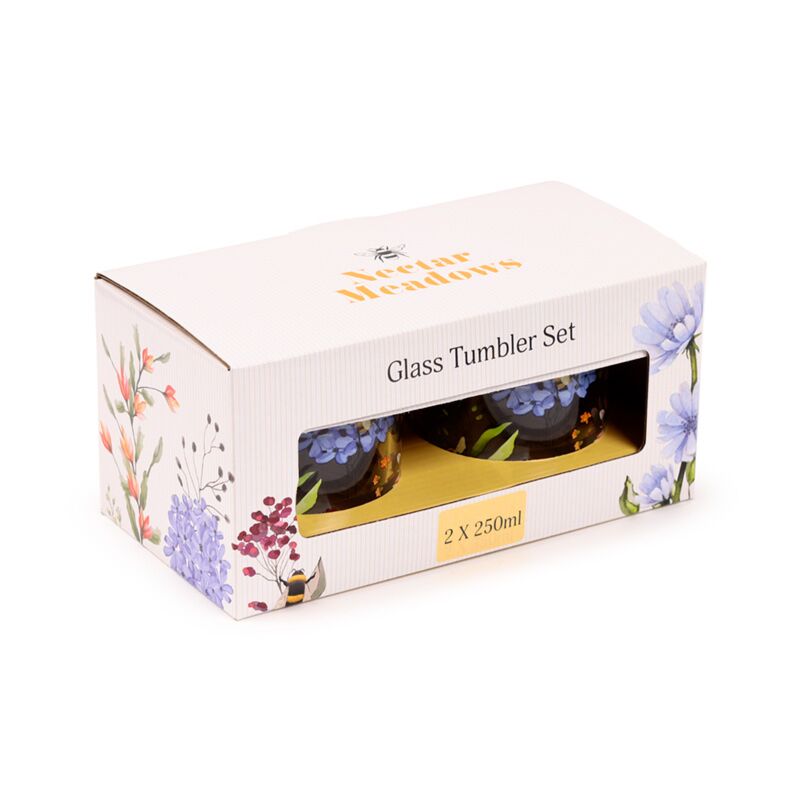 Nectar Meadows coloca 2 vasos de vasos para beber 350 ml