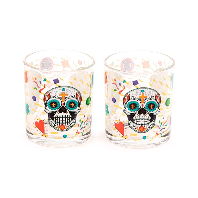 Slide de los Muertos Set 2 bicchieri di bicchieri da bere 350 ml