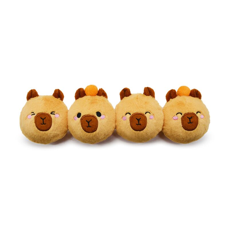 Capybara hoogstuiterende pluche stuiterbal