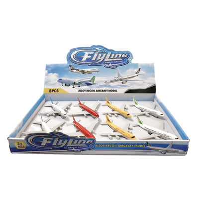 Juguete de acción de retroceso por fricción de avión a reacción Flyline