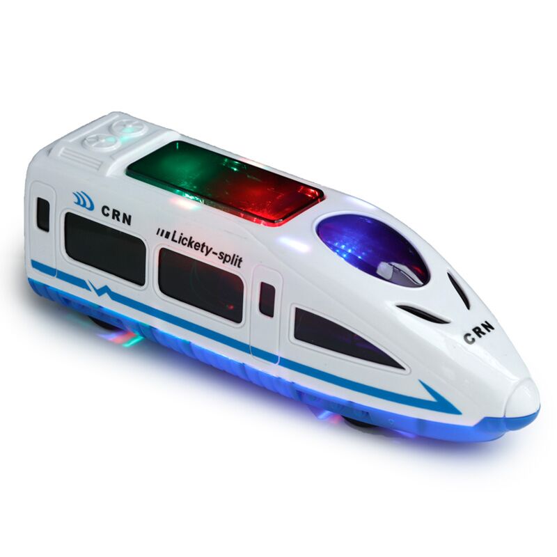 Treno ad alta velocità lampeggiante attrito