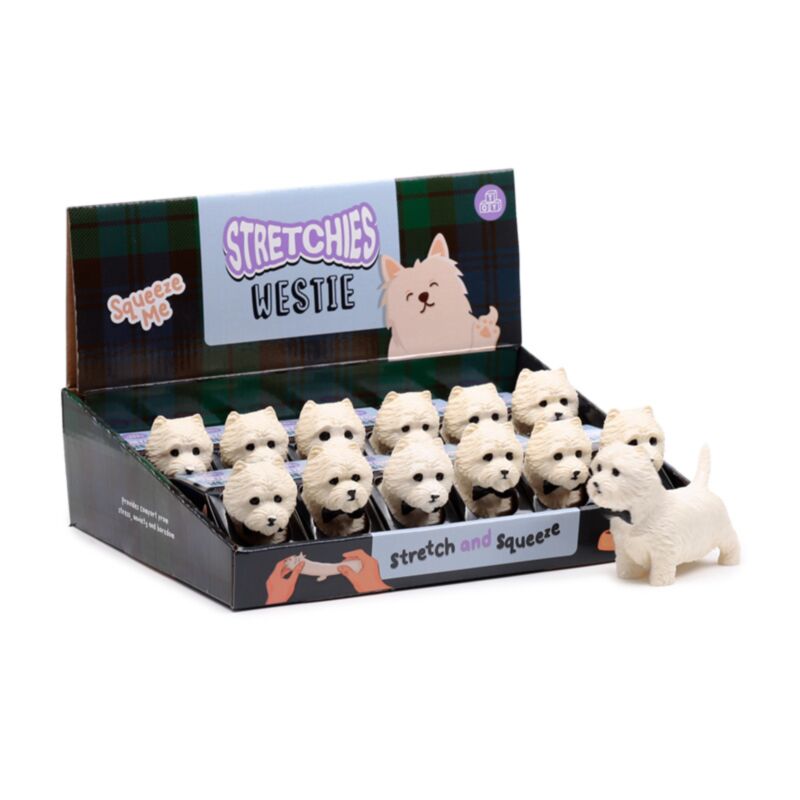 Toyos elásticos de West Highland Terrier Dog