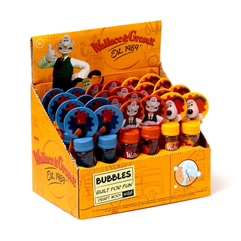 Vesania de burbujas Wallace Gromit