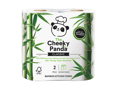 The Cheeky Panda Kitchen Paper FSC Bamboo 2-Laags 2st