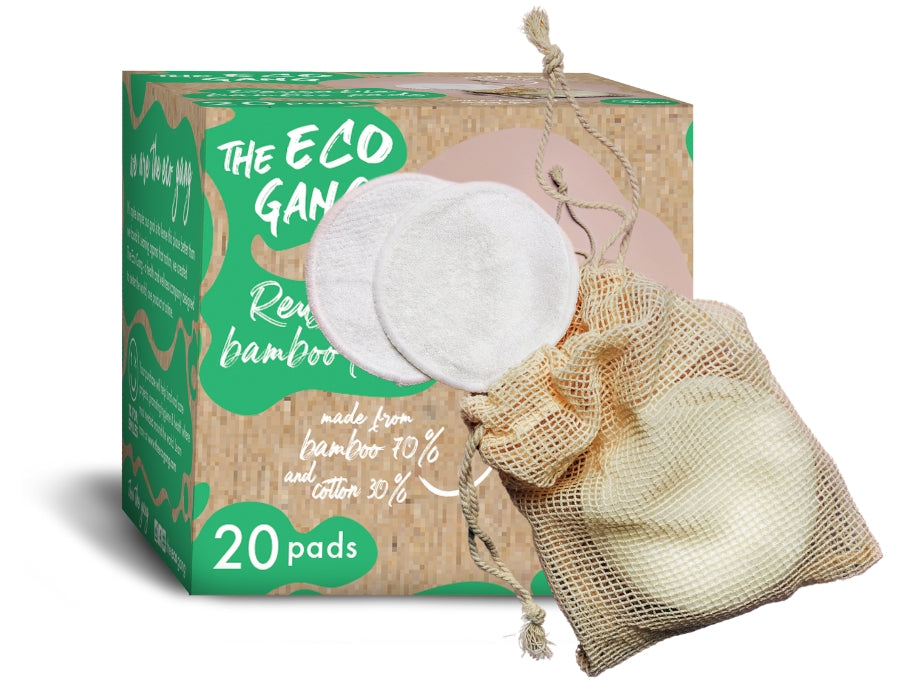 Las rebanadas de maquillaje lavable de la pandilla ecológica 20 piezas