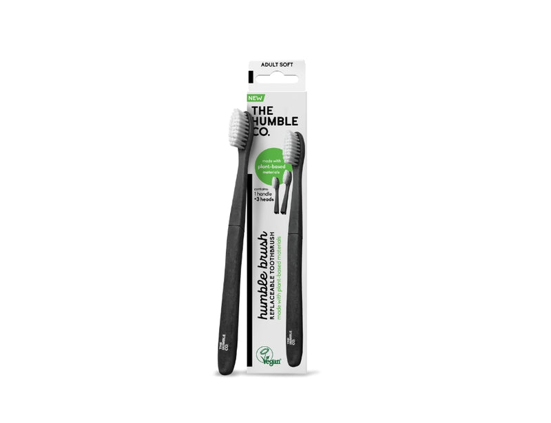 Pianta di spazzolino da denti Humble Co. - Basata + 3 teste di pennello - morbido