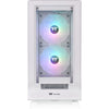Thermaltake ceres 350 mx - snow midi tower behuizing (wit | 2x usb-a | 1x usb-c | rgb | tempered glass)