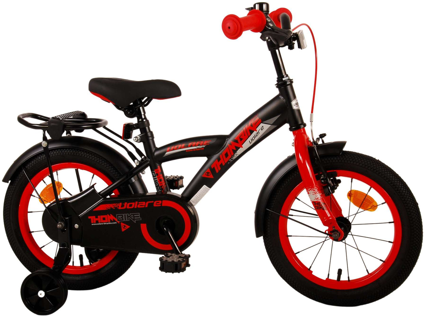 Bike per bambini Vlatar Thbike - Boys - 14 pollici - rosso nero