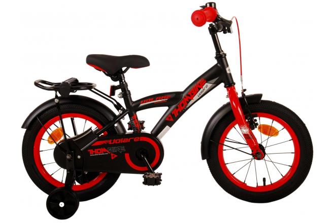 Volare Thombike Bike para niños - Niños - 14 pulgadas - Rojo negro