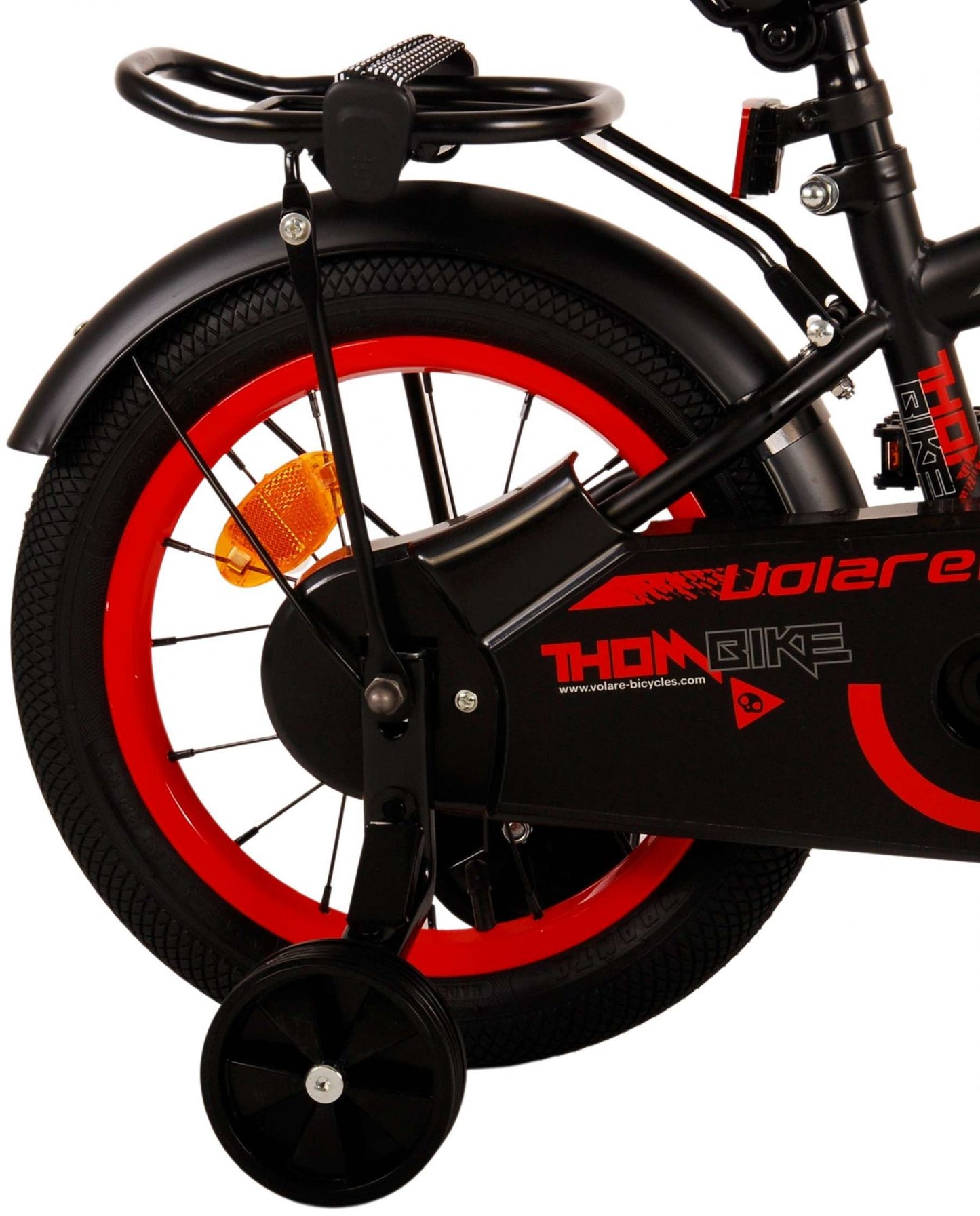 Volare Thombike Bike para niños - Niños - 14 pulgadas - Rojo negro