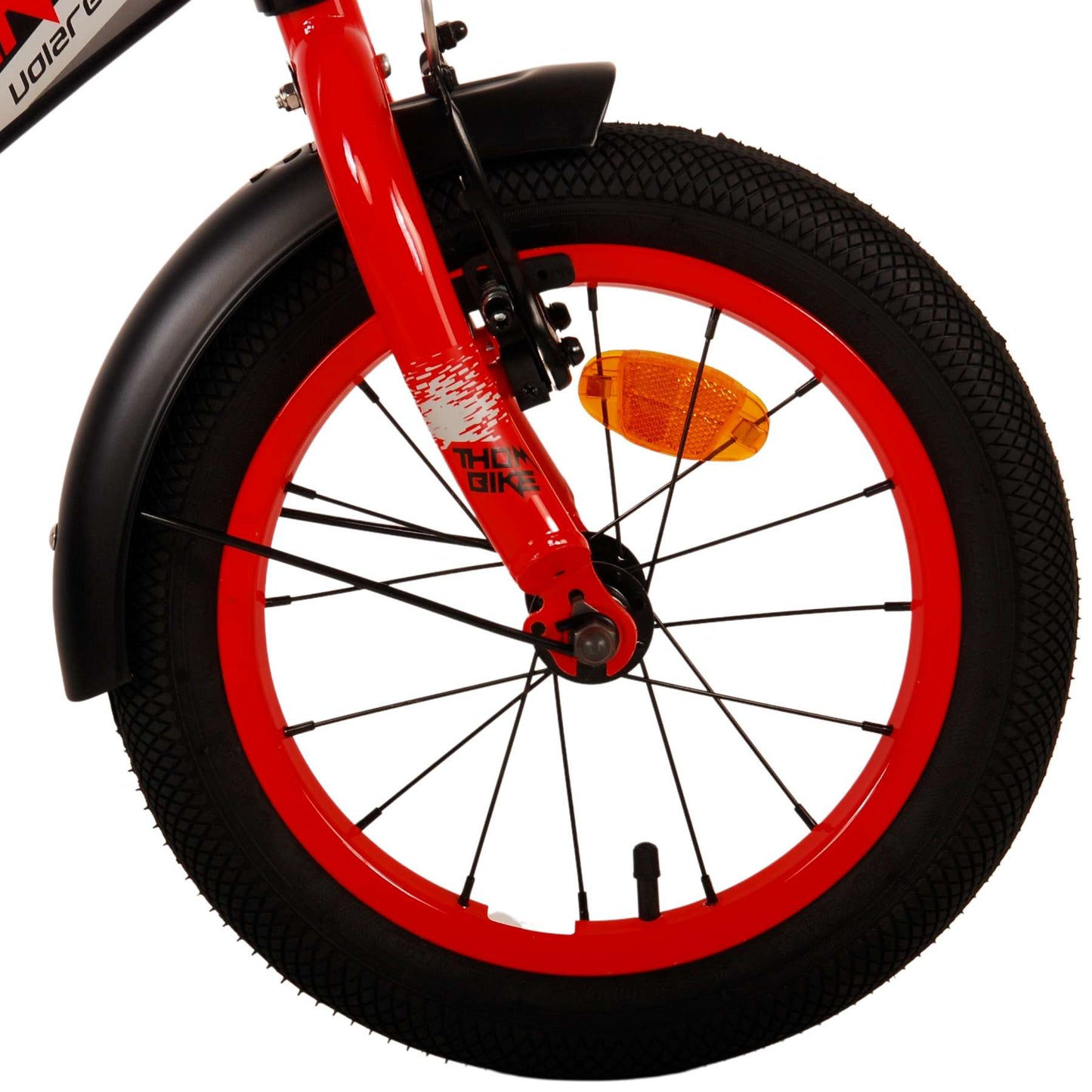 Volare Thombike Bike para niños - Niños - 14 pulgadas - Rojo negro