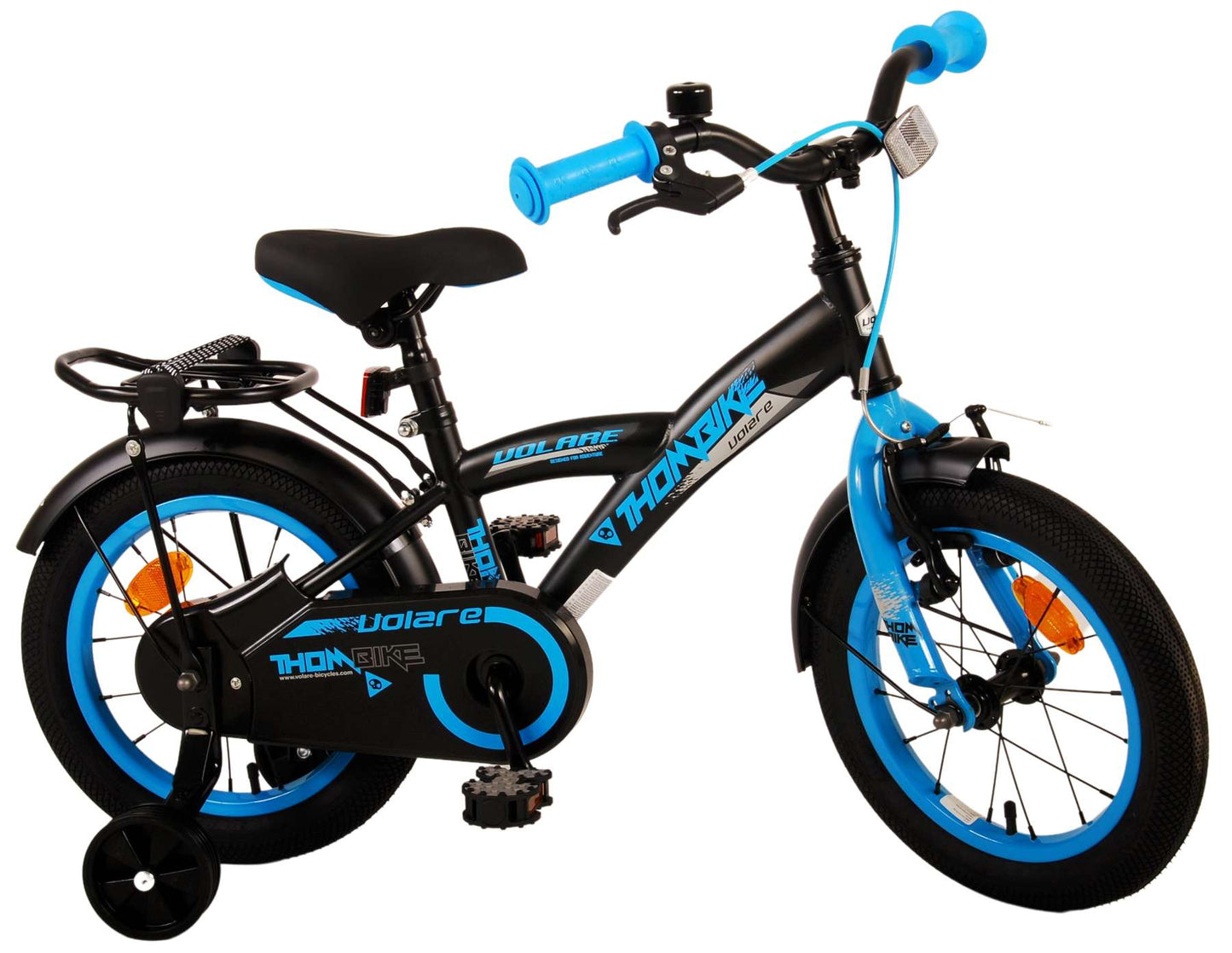 Bike per bambini Volare Thbike - Boys - 14 pollici - Blu nero