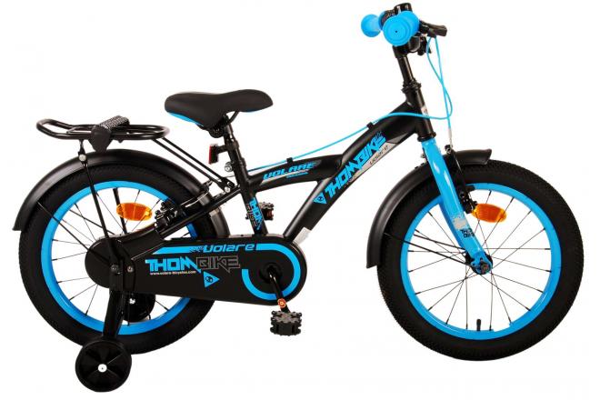 Bike per bambini Volare Thbike - Boys - 16 pollici - Blu nero - Freni a due mani