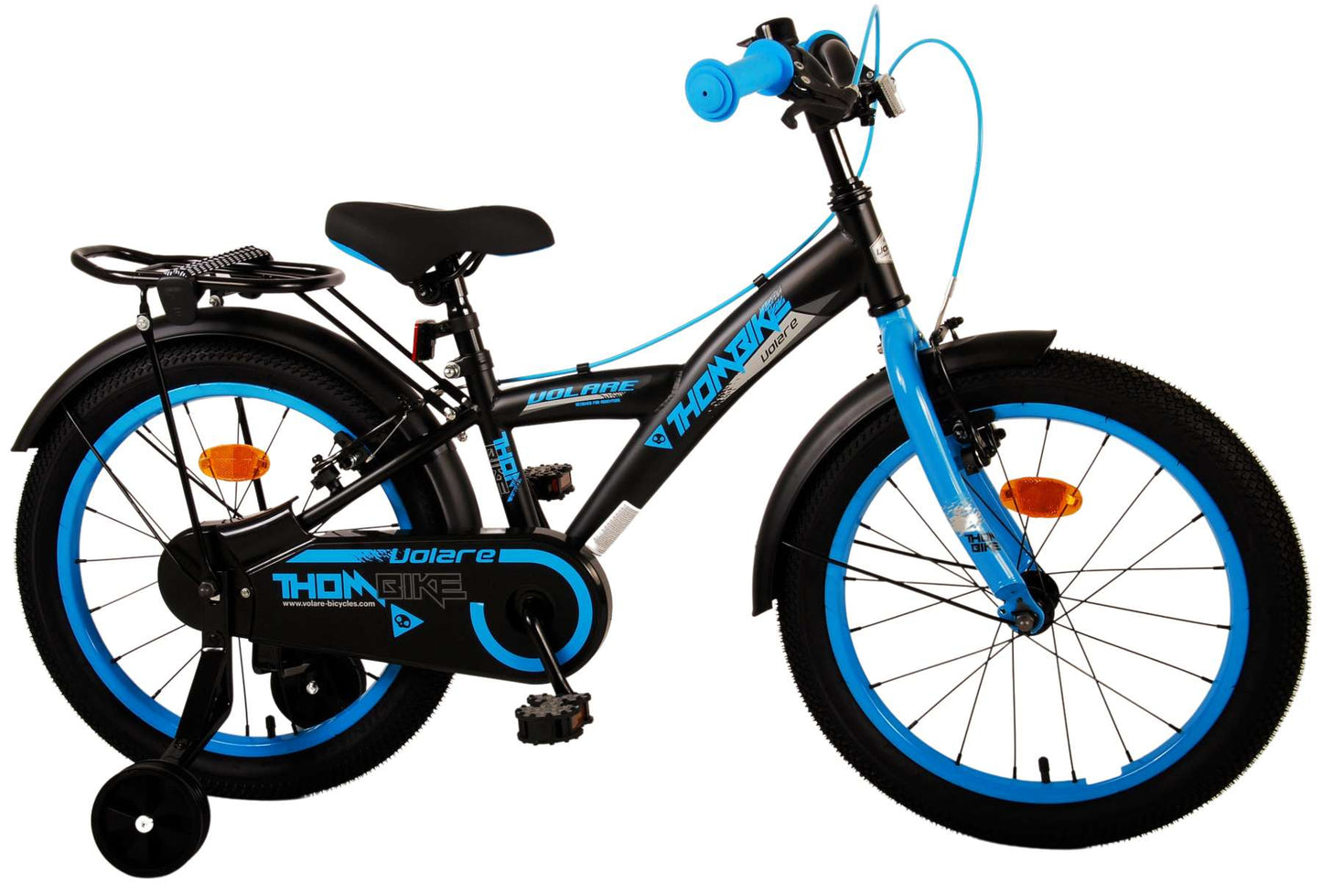 Volare Thombike Bike Children Bike Boys Black Black Dos manual