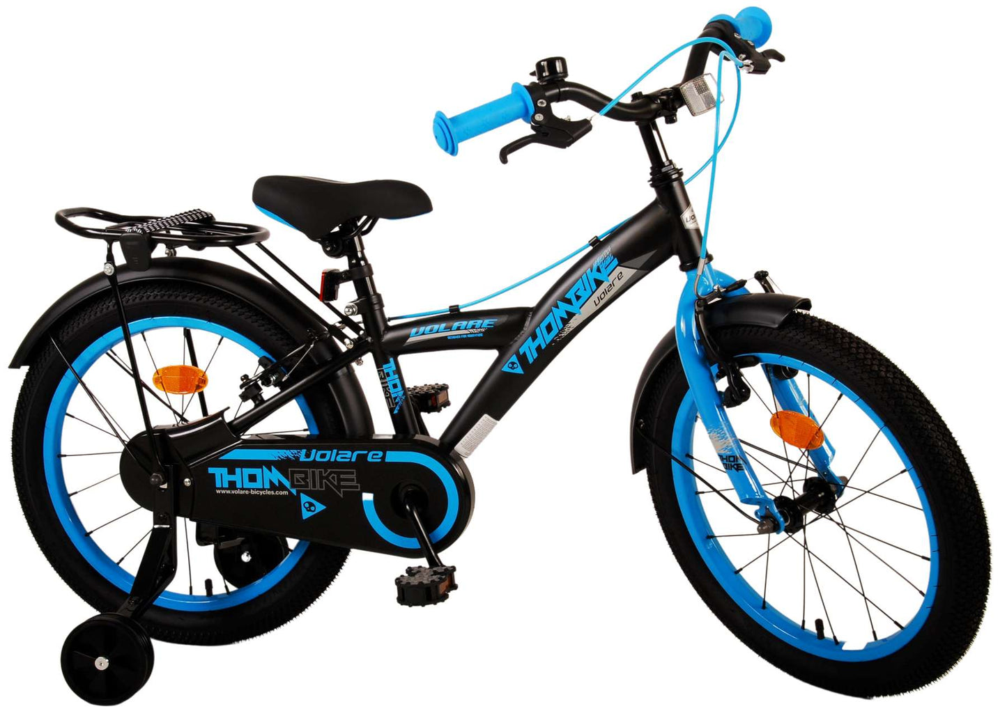 Volare Thombike Bike Children Bike Boys Black Black Dos manual