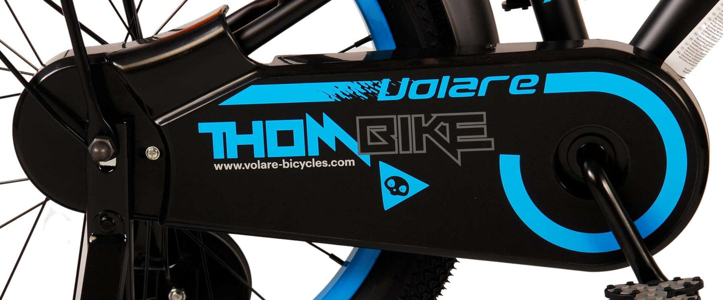 Volare Thombike Bike Children Bike Boys Black Black Dos manual