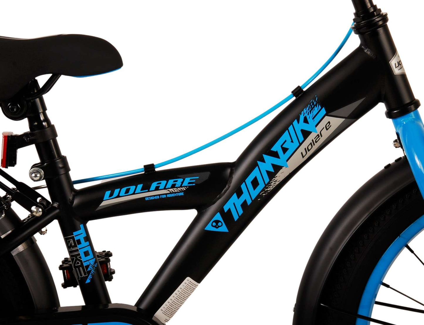 Volare Thombike Bike Children Bike Boys Black Black Dos manual