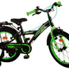 Volare Thombike Bike Children Bike Boys 18 pulgadas Verdes negros dos manos de la mano