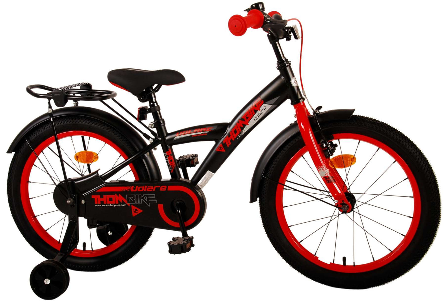 Bicycle per bambini di Vlatar Thbike - Boys - 18 pollici - rosso nero