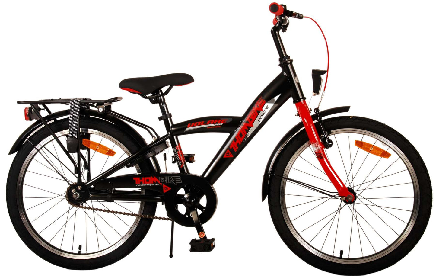 Volare Thombike Bike para niños - Niños - 20 pulgadas - Rojo negro
