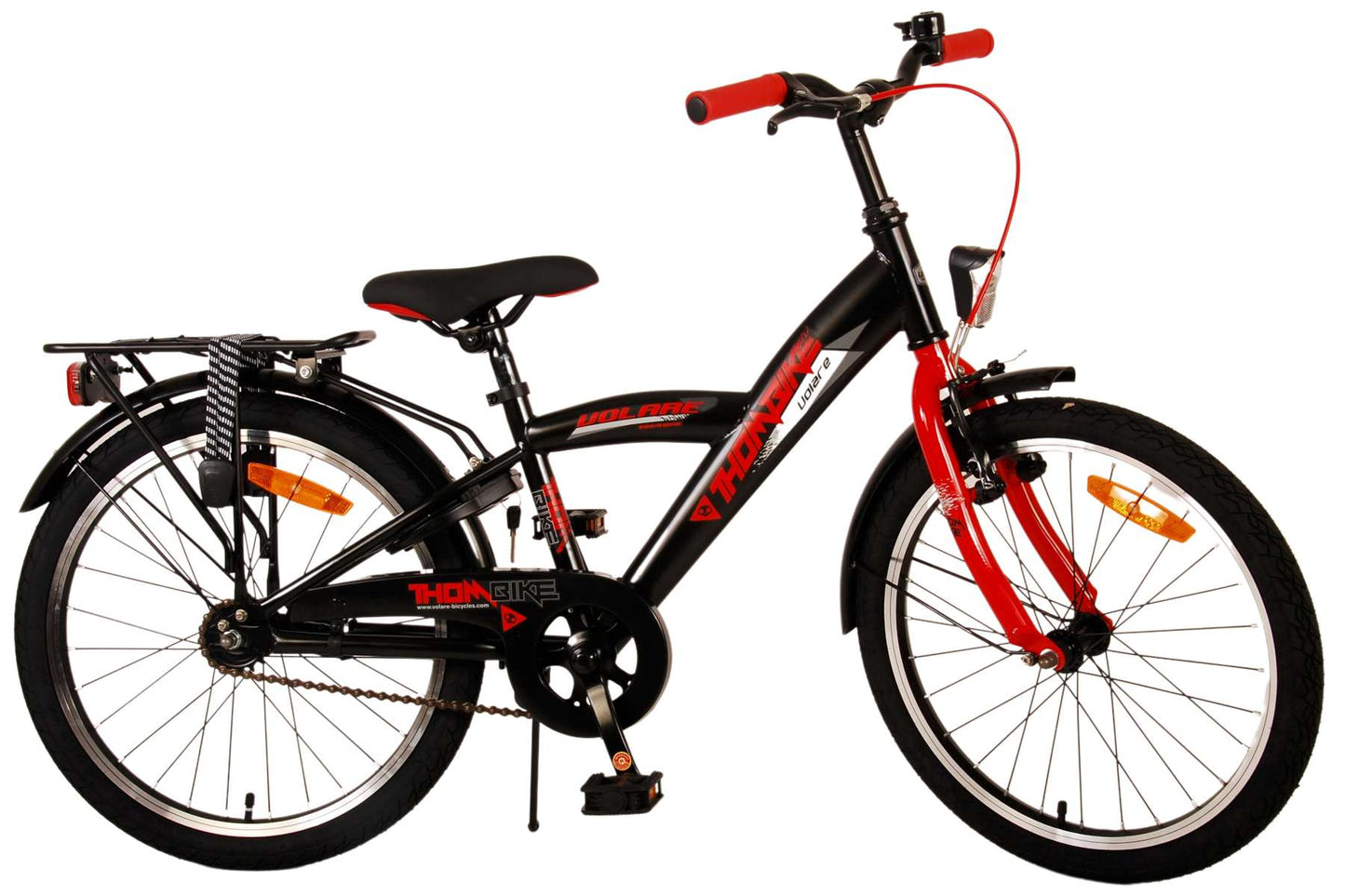 Volare Thombike Bike para niños - Niños - 20 pulgadas - Rojo negro