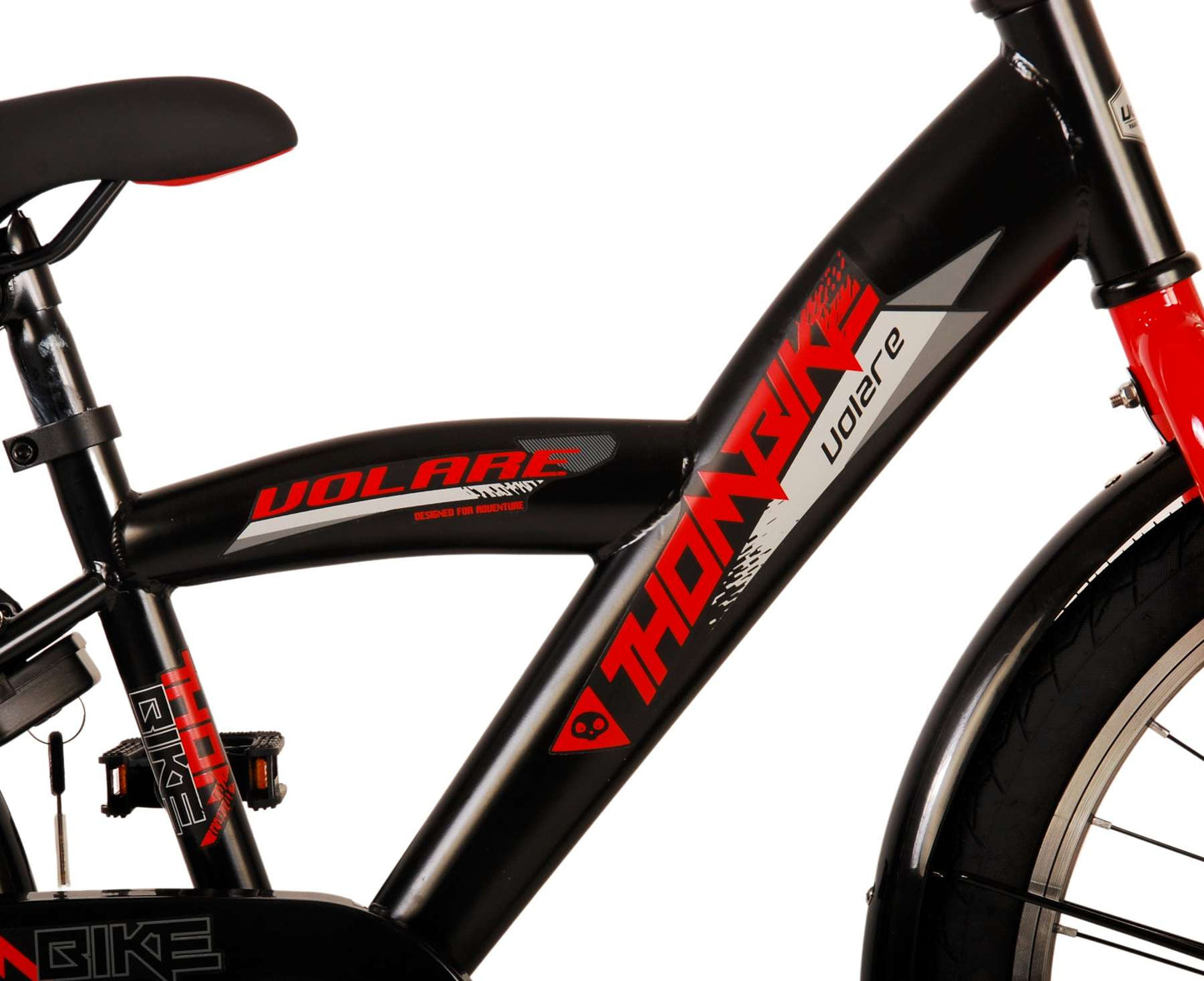 Volare Thombike Bike para niños - Niños - 20 pulgadas - Rojo negro