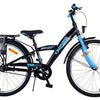Bicicleta para niños Volare Thombike - Niños - 24 pulgadas - Azul negro - 3 engranajes