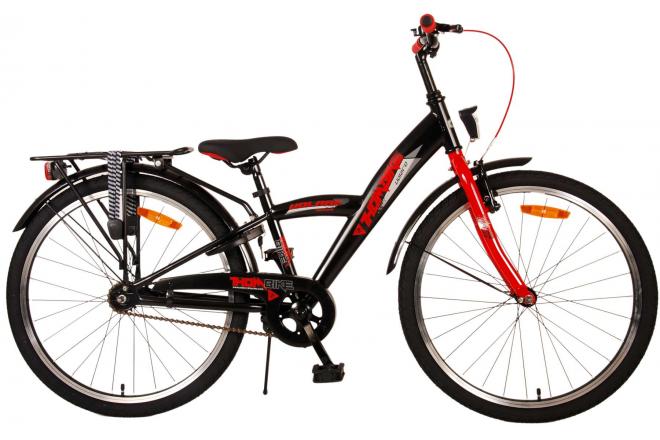 Bicycle per bambini di THEBIKE VOLARE - Ragazzi - 24 pollici - rosso nero