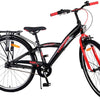 Volare Thombike Kinderfiets - Jongens - 26 inch - Zwart Rood - 3 versnellingen