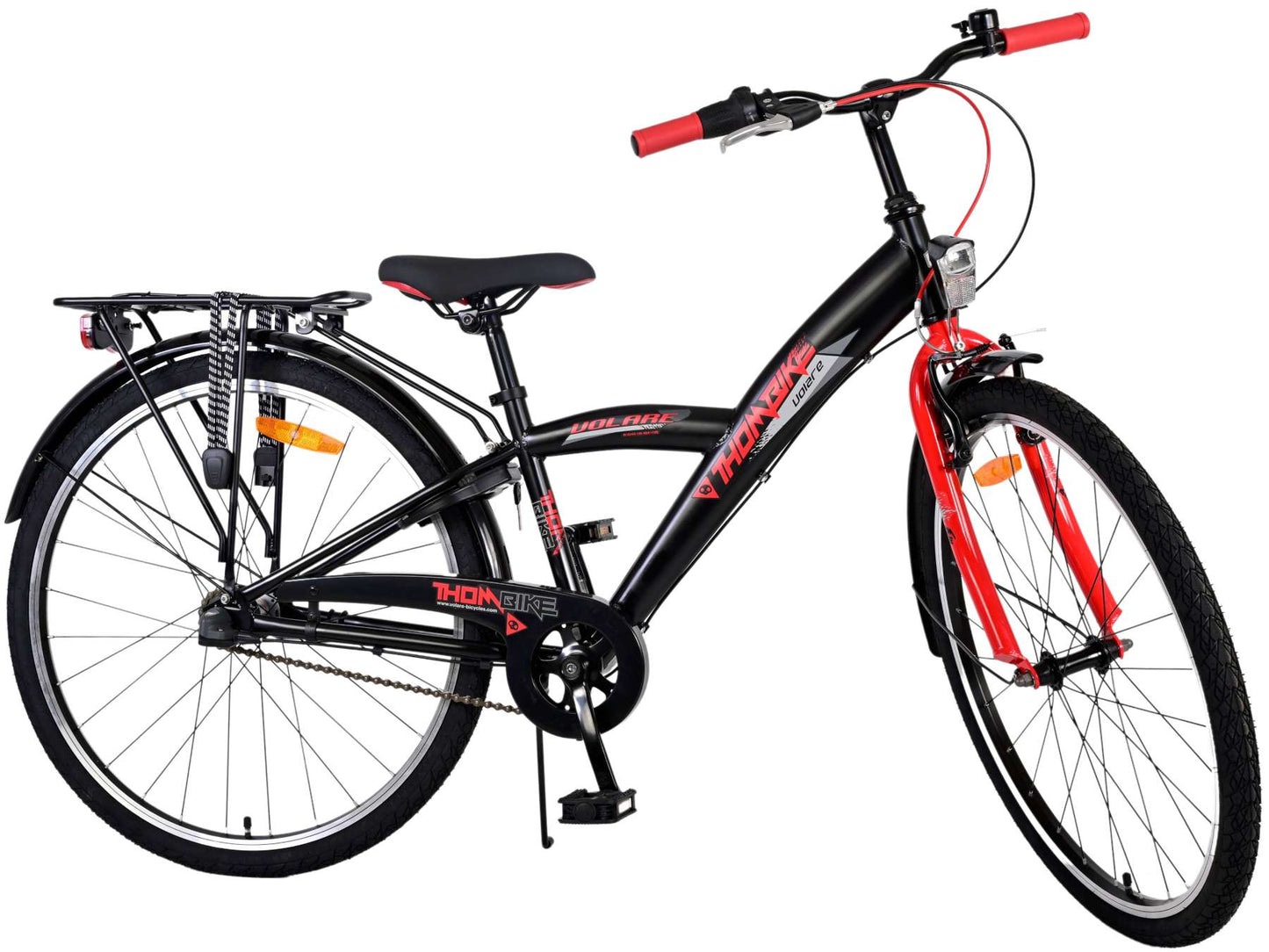 Bicycle per bambini di THUMIKE VOLARE - Ragazzi - 26 pollici - rosso nero - 3 marce