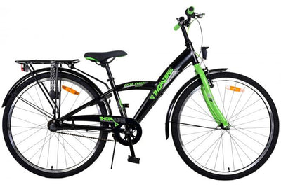 Bicycle per bambini di THUMIKE VOLARE - Ragazzi - 26 pollici - Verde nero - 3 marce