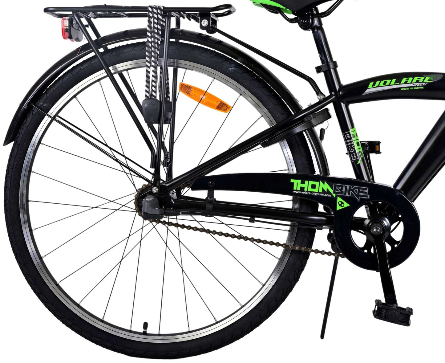 Bicycle per bambini di THUMIKE VOLARE - Ragazzi - 26 pollici - Verde nero - 3 marce