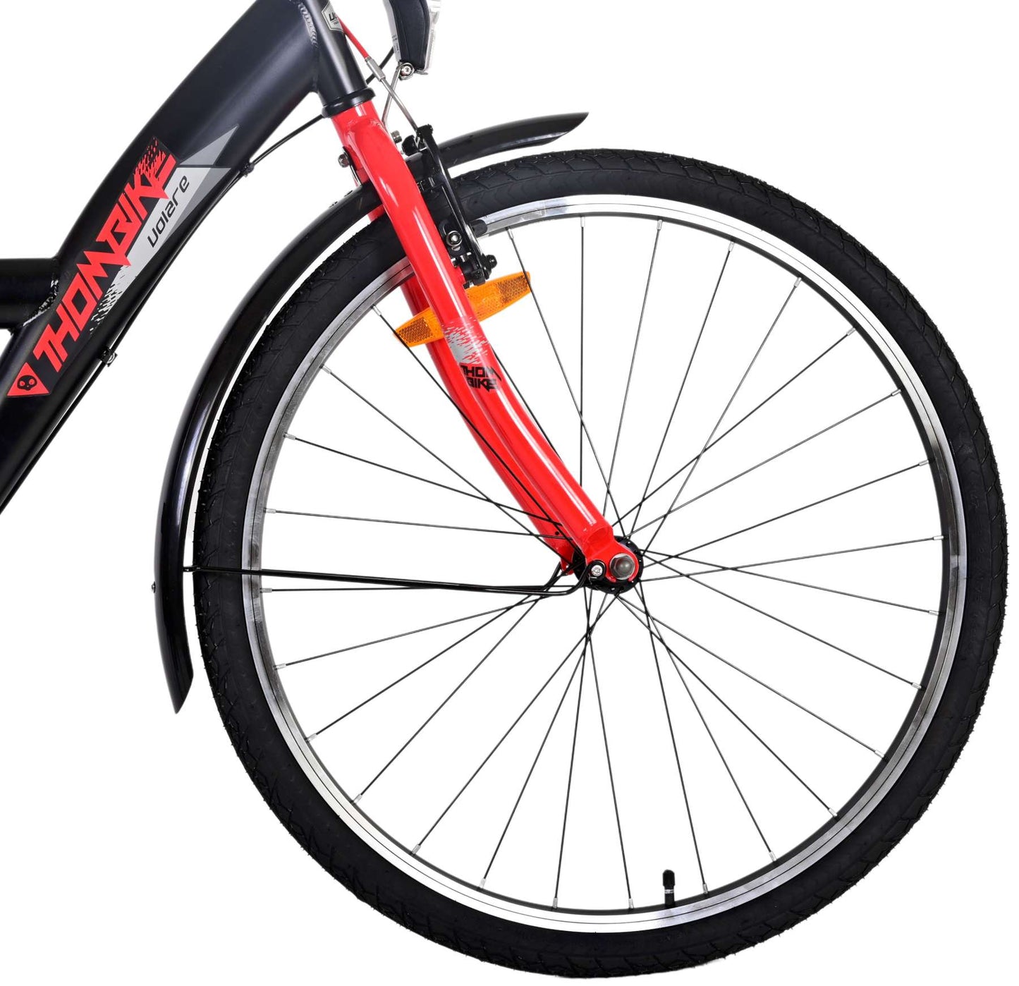 Bicycle per bambini di THUMIKE VOLARE - Ragazzi - 26 pollici - rosso nero - 3 marce