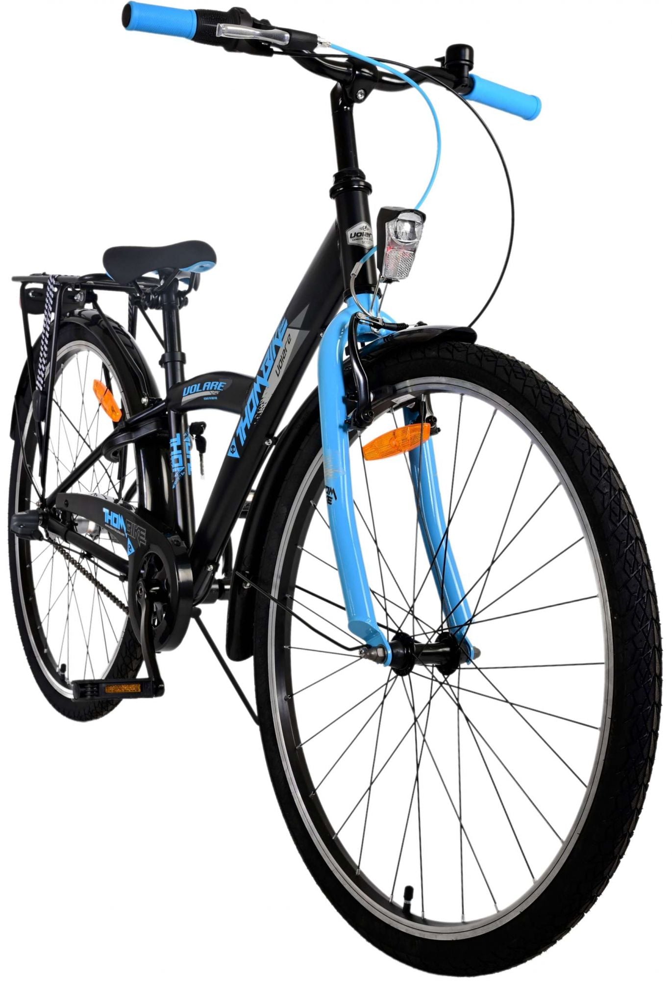 Bicycle per bambini di THUMIKE VOLARE - Ragazzi - 26 pollici - Blu nero - 3 marce