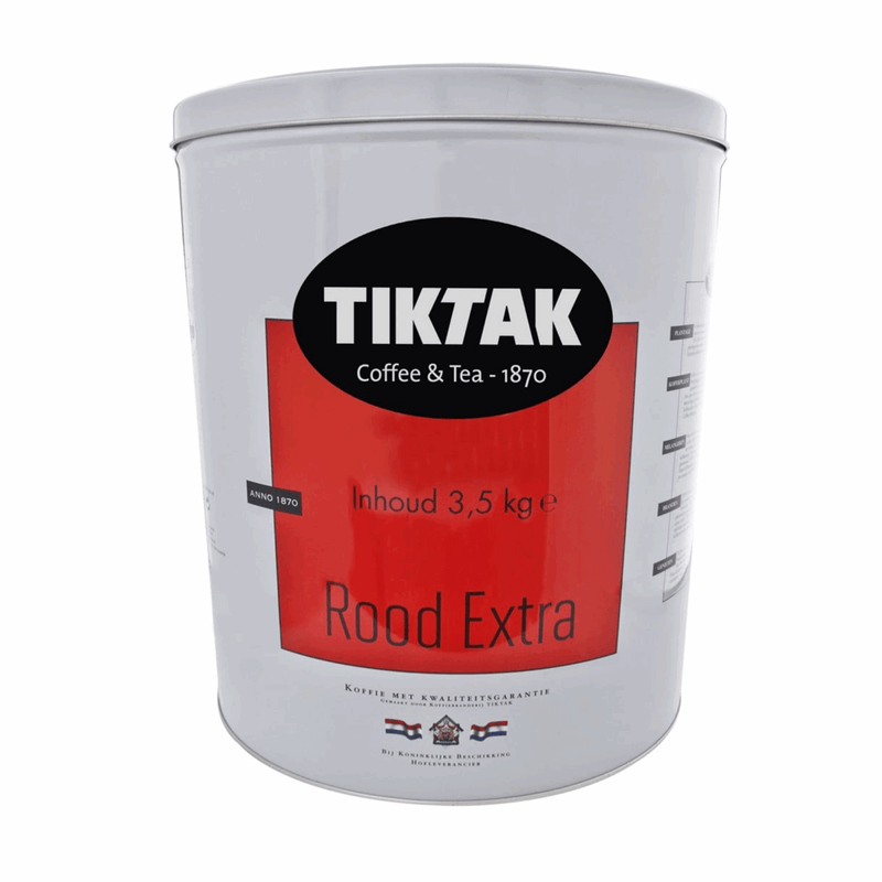 Filtro rapido rosso caffè tick tock (3,5kg)