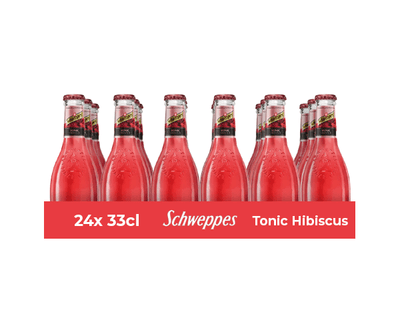 Tónica premium Schweppes de hibisco (24x 20cl)