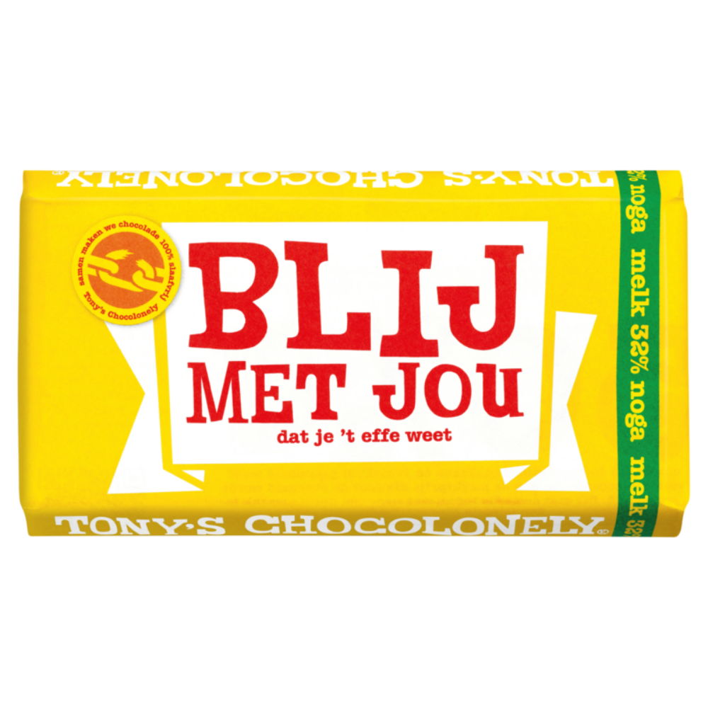 Tony's chocolonely barretta di torrone al latte amore (15x 180gr)