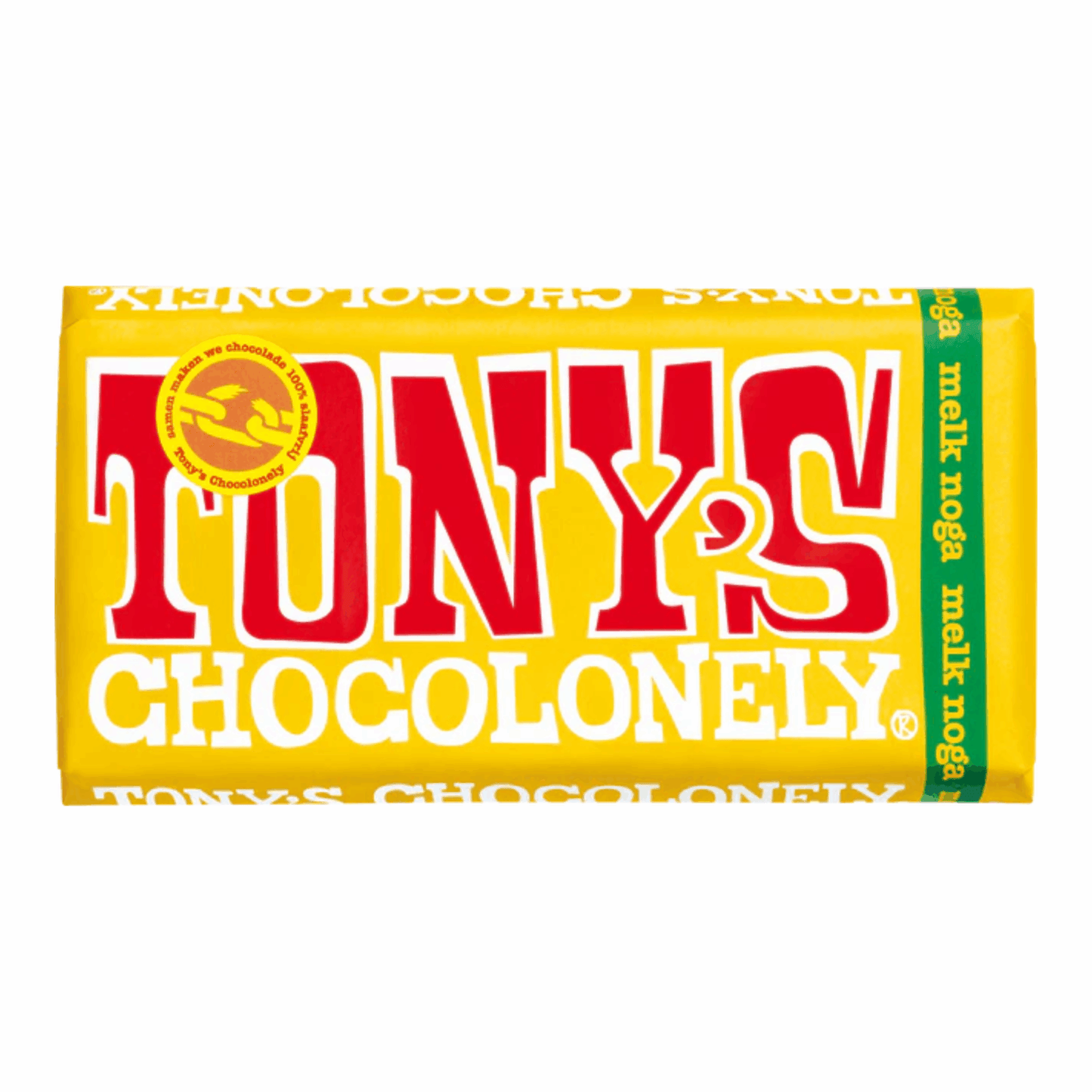 Tony's chocolonely reep melk noga liefde (15x 180gr)