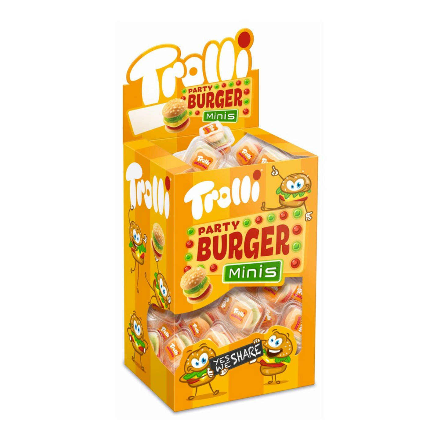 Mini hamburguesa Trolli (80 piezas)
