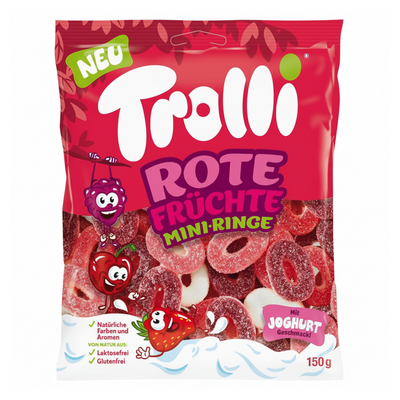 Busta mini anelli Trolli frutti rossi (15x 200g)