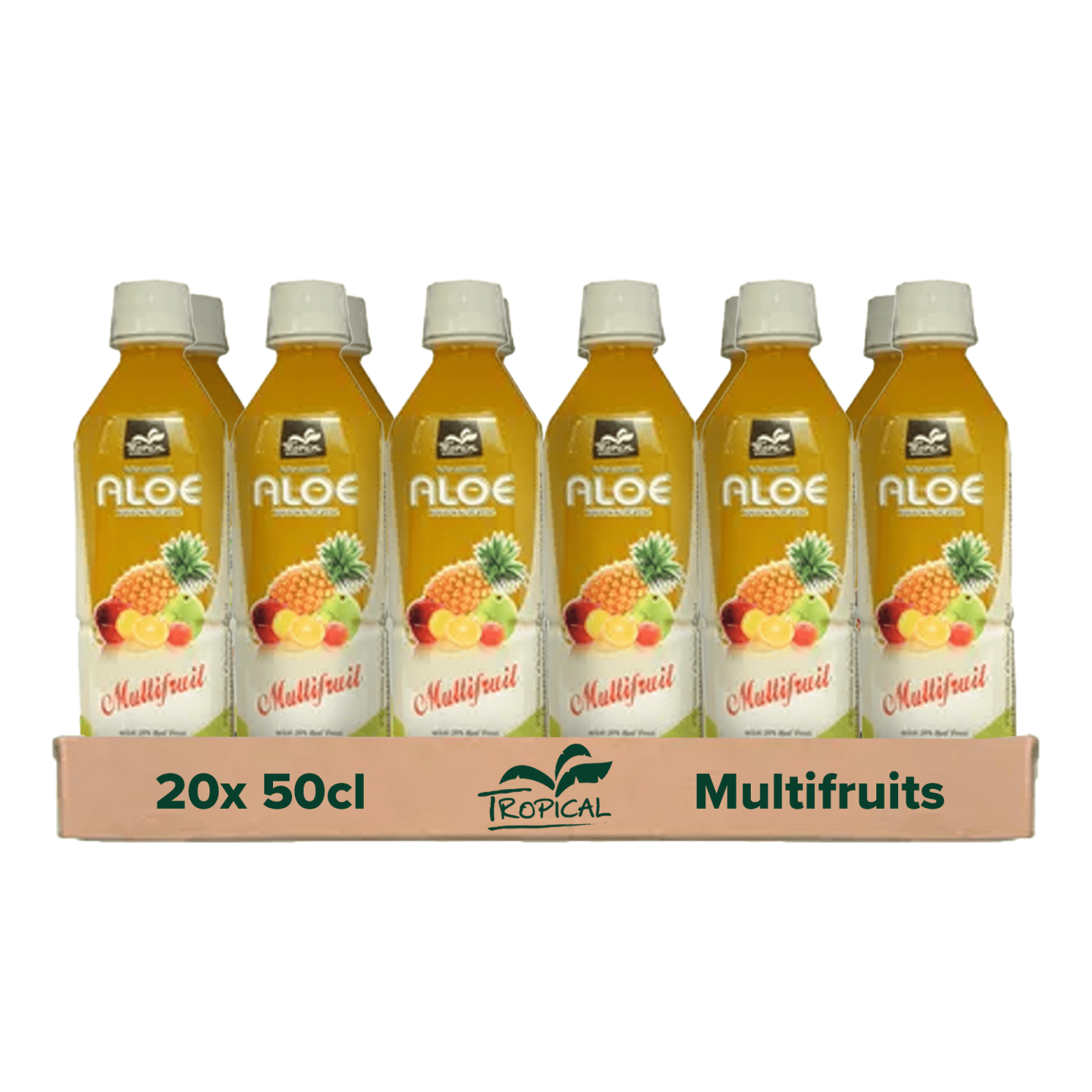 Tapón multifrutas aloe vera tropical (20x 50cl)